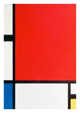 Composition With Red Blue And Yellow 1930