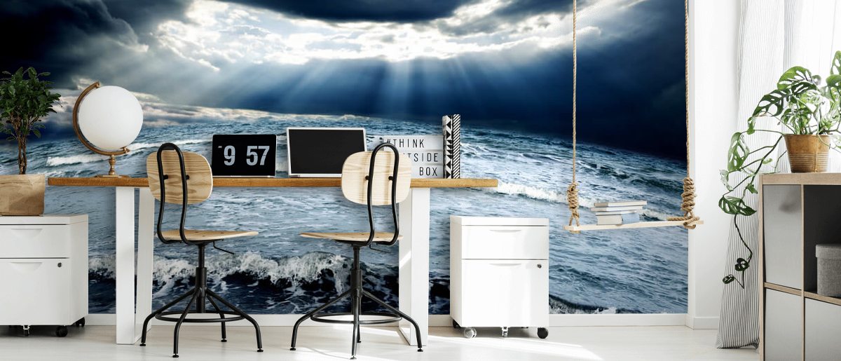 Ocean Storm Wallpaper | Wallsauce US