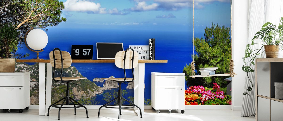 Stunning Capri, Italy Wallpaper | Wallsauce US