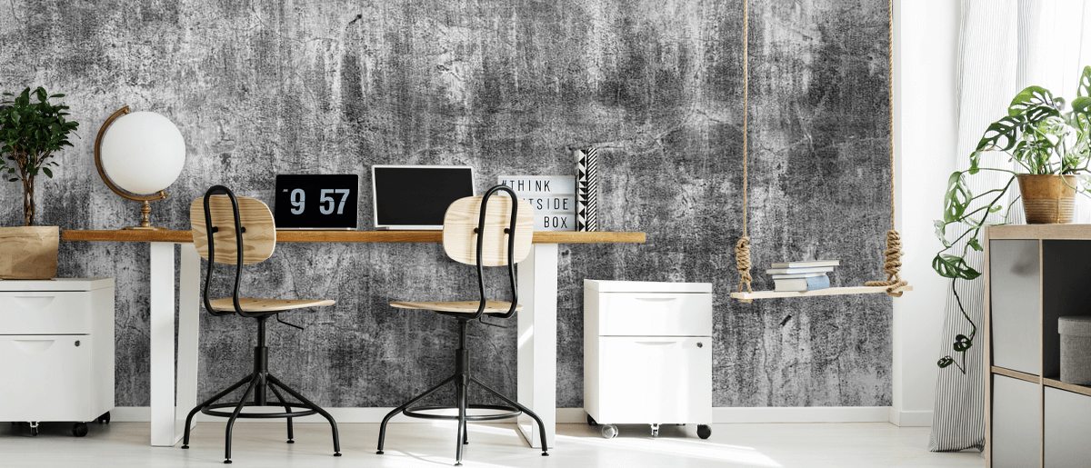 Black and White Industry Wallpaper Mural | Wallsauce US