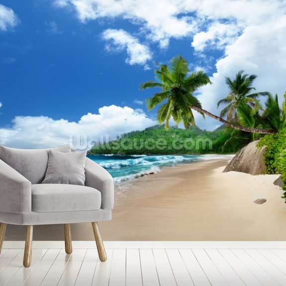 Mahe Island Beach, Seychelles Wallpaper | Wallsauce US