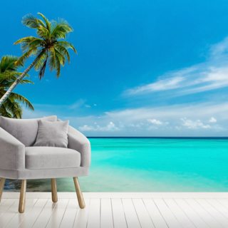 Beach Wallpaper & Tropical Beach Wall Murals | Wallsauce UK