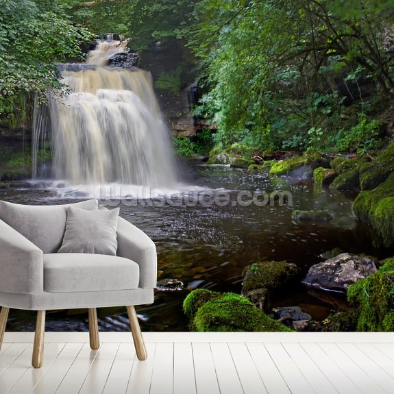 West Burton Waterfall Behang Wallsauce NL