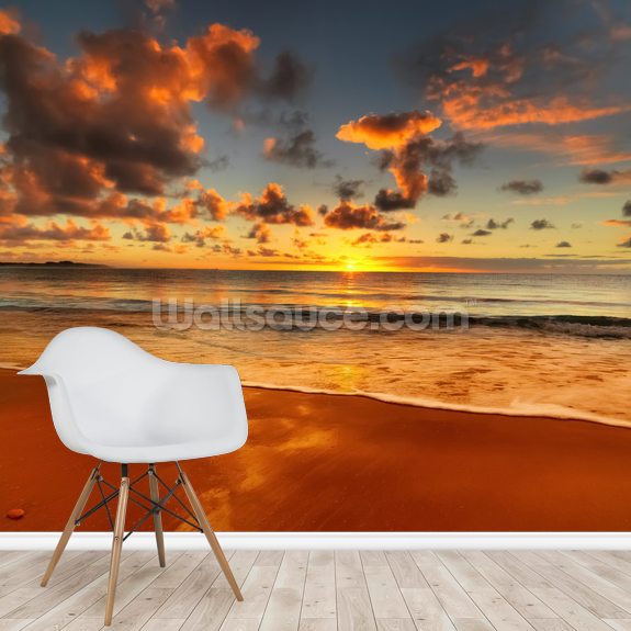 Colourful Australian Sunset Wallpaper Mural | Wallsauce US