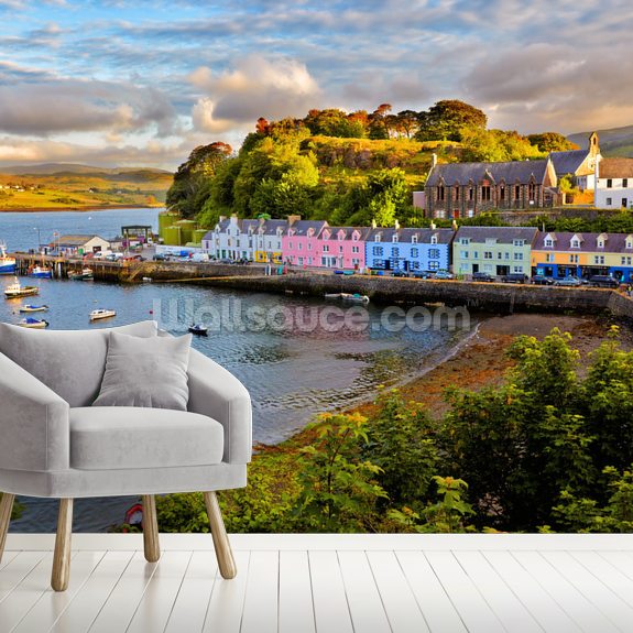 Portree Isle Of Skye Wallpaper Mural Wallsauce Us