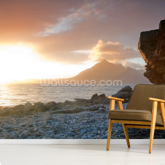 Sunset At Elgol Isle Of Skye Wallpaper Mural Wallsauce Usa