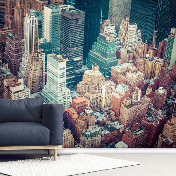 New York Downtown Wallpaper Mural | Wallsauce UK