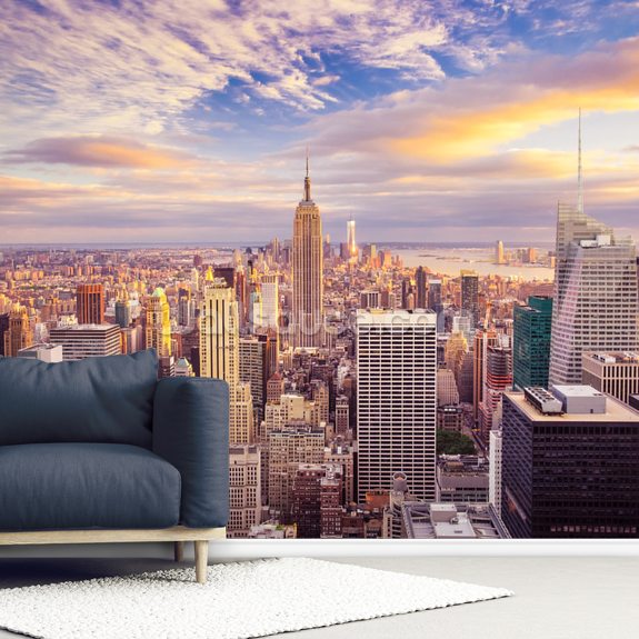 Midtown Manhattan Sunset Wallpaper | Wallsauce US