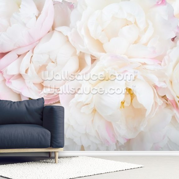 DECORAZIONE MURO PEONIA Ø44 BIANCO