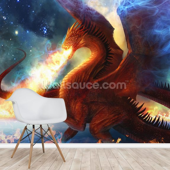 Lord of the Celestial Dragons Wall Mural | Wallsauce CA