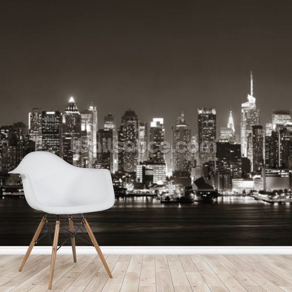 Midtown Manhattan Skyline Wallpaper Mural Wallsauce Uk 