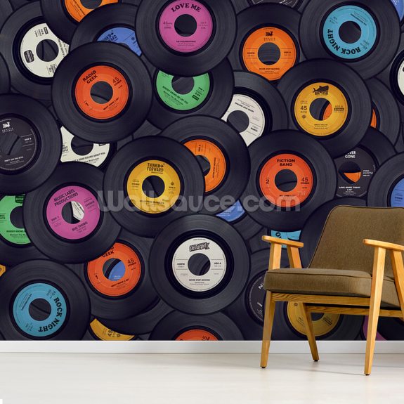 shajiahao Decorazione per Dischi in Vinile,8 Pezzi Retro CD Record in Vinile,Decorazioni  per Pareti in Vinile, per La Decorazione di Bar, Caffetterie, Negozi di  Dolci (7 Pollici,Motivo Casuale) : : Casa e