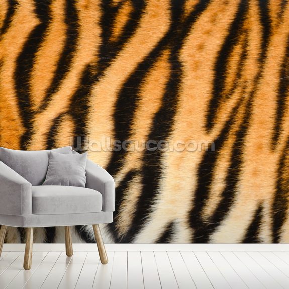 Tiger Print Wallpaper Wallsauce Uk