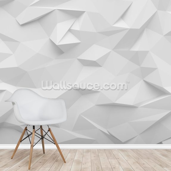 Polygon Wallpaper Mural Wallsauce UK