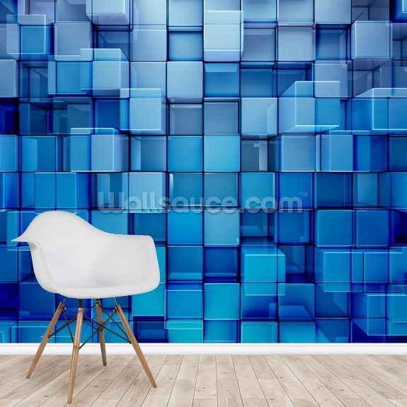 blue blocks background