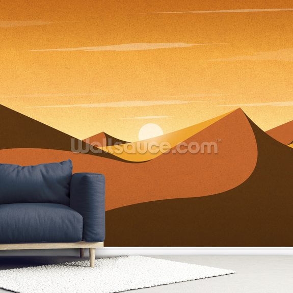 Desert Sunrise Wallpaper | Wallsauce EU