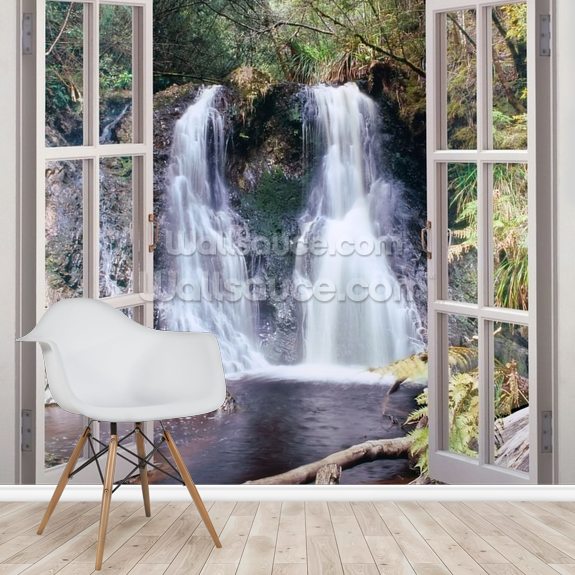 Hogarth Falls Window Wallpaper | Wallsauce US