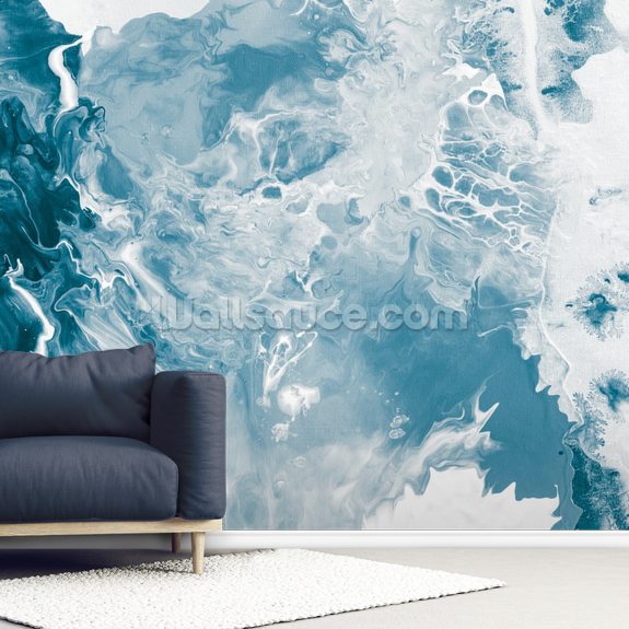 Blues Wallpaper Mural | Wallsauce UK