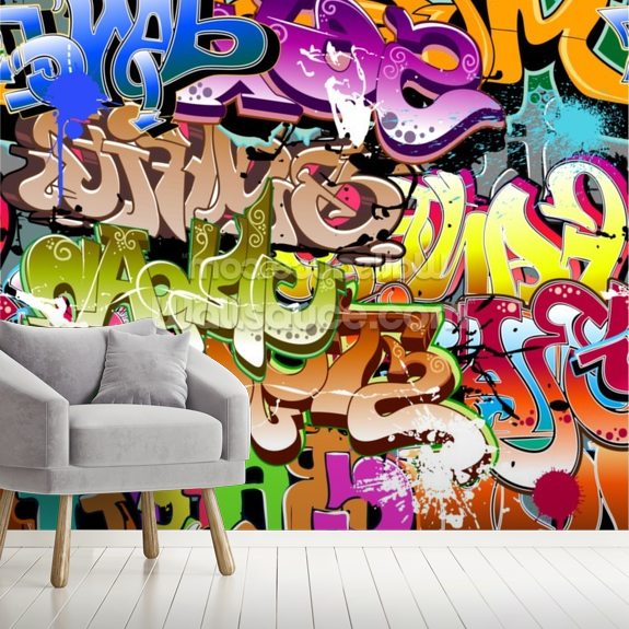 The Words Wallpaper Mural | Wallsauce US