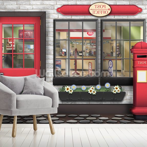 Post Office Wall Mural | Wallsauce UK