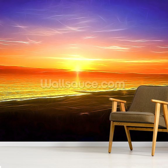 Light Sunset Wallpaper | Wallsauce US