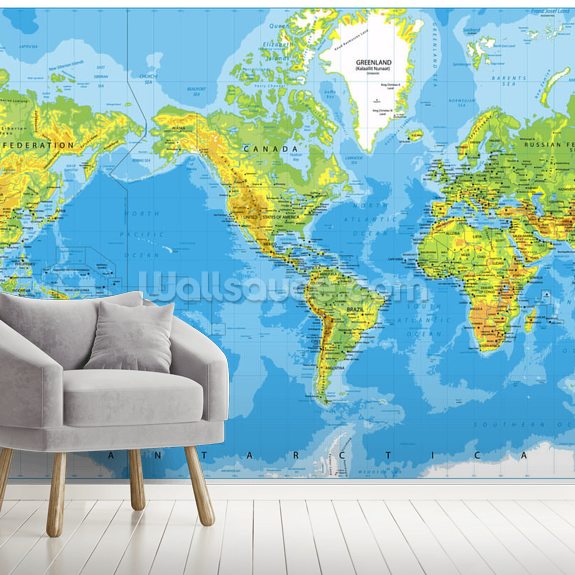 America Centered Physical Wallpaper | Wallsauce UK