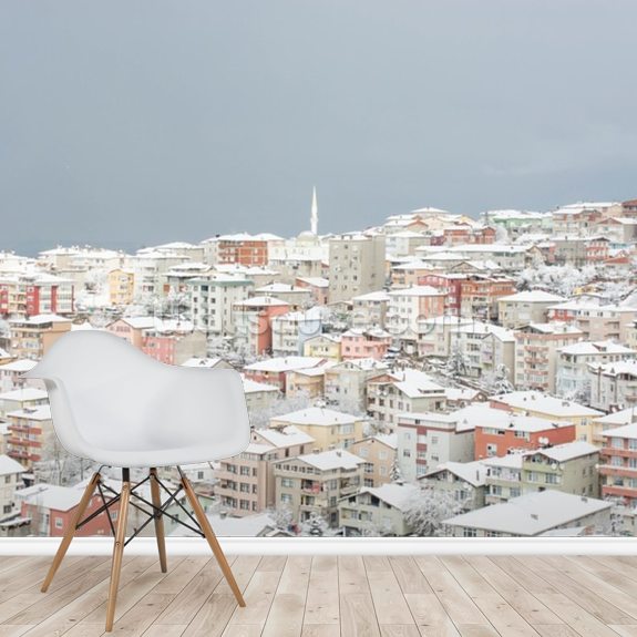 Winter Views From Uskudar Of Istanbul In Turkey Wallsauce De
