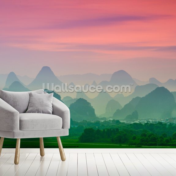 3DBEIBEHANG Large custom wallpaper 10 meters high-definition Guilin  landscape landscape huge panoramic living room background - AliExpress