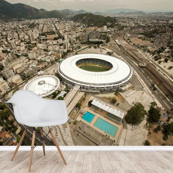 Aerial View Of Maracana Football Stadium