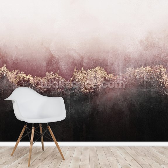 Pink Sky Wall Mural Wallsauce Us