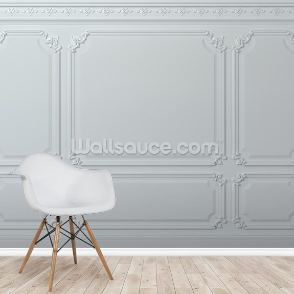 Off White Wood Panel Wallpaper Mural | Wallsauce AU