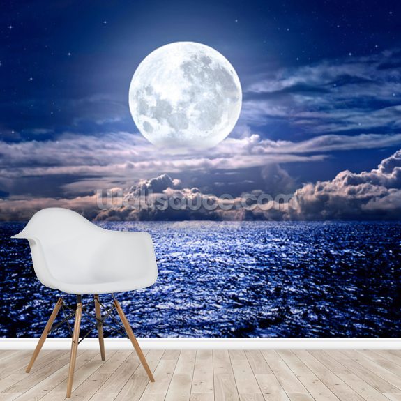 Dreamy Moon Wallpaper | Wallsauce UK