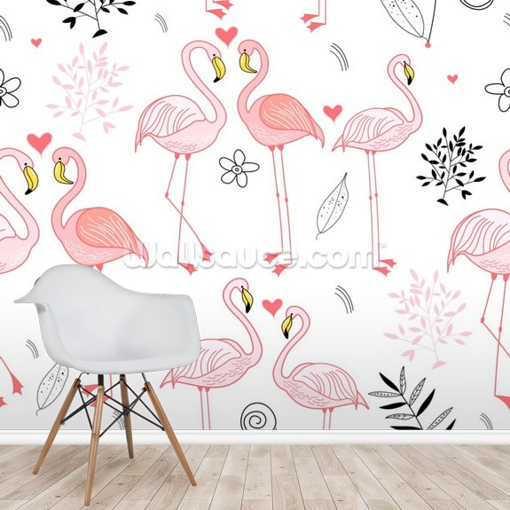 flamingo wallpaper for walls