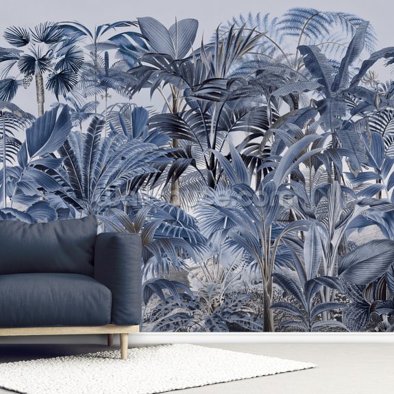 Tropical Landscape 3 Wall Mural | Wallsauce UK