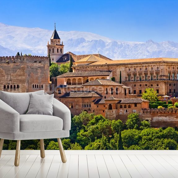 The Alhambra, Granada Wallpaper Mural | Wallsauce AU