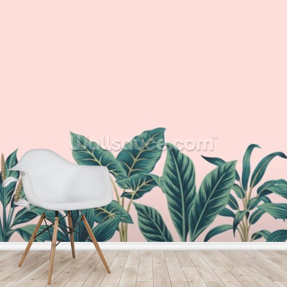 Pink Jungle Dreams Wallpaper Wallsauce US