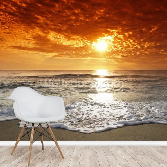 Ocean Sunset Wallpaper | Wallsauce US