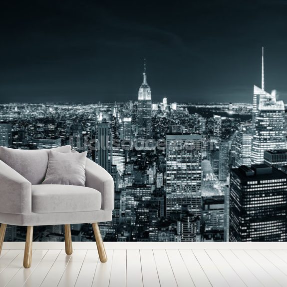 New York Manhattan Skyline Wallpaper Mural | Wallsauce UK