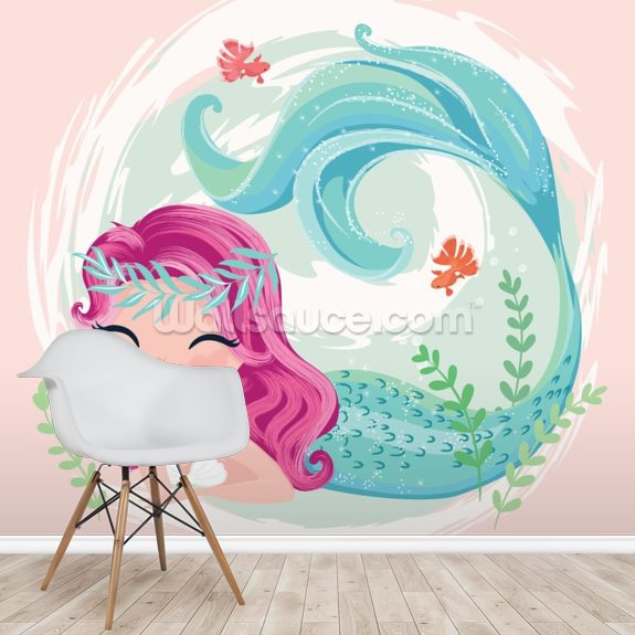 mermaid joy wallpaper wallsauce us mermaid joy