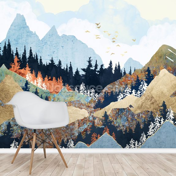 Spring Flight Wallpaper | Wallsauce UK