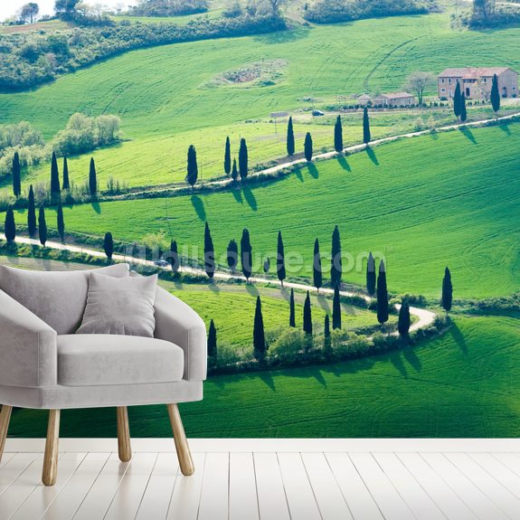 Tuscany Hills Wallpaper Mural | Wallsauce US