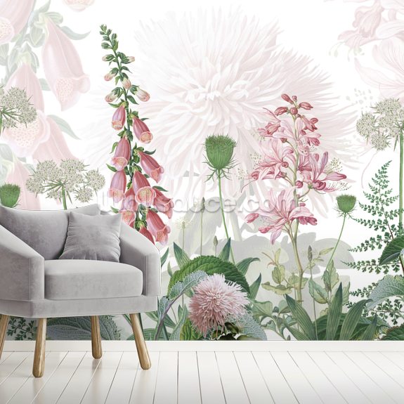 Foxglove Flowers Wallpaper | Wallsauce UK