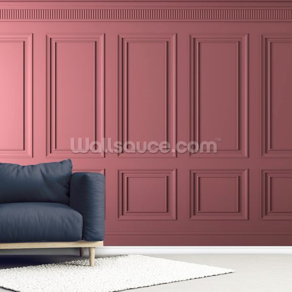 Pink Panels Wallpaper | Wallsauce UK