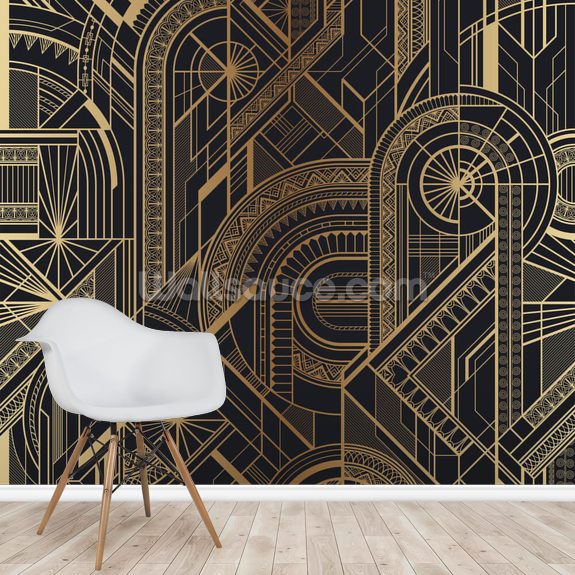 Vintage Geometric Wallpaper | Wallsauce UK