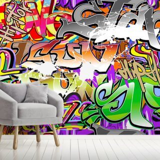Papel Pintado Graffiti Art Wallsauce Es