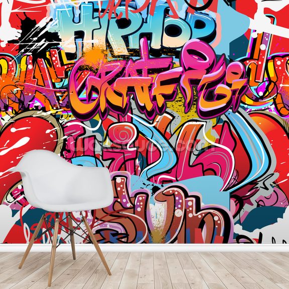 Graffiti Wallpaper Mural Wallsauce Uk