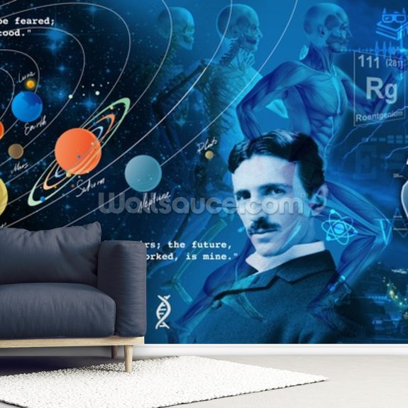 Scientists Saved by Wallpaper Mural