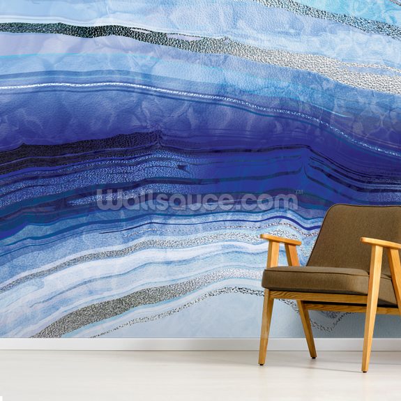 Blue Pool Wallpaper Mural | Wallsauce UK