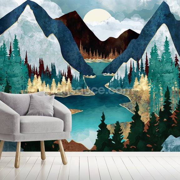 River Vista Wallpaper | Wallsauce NZ