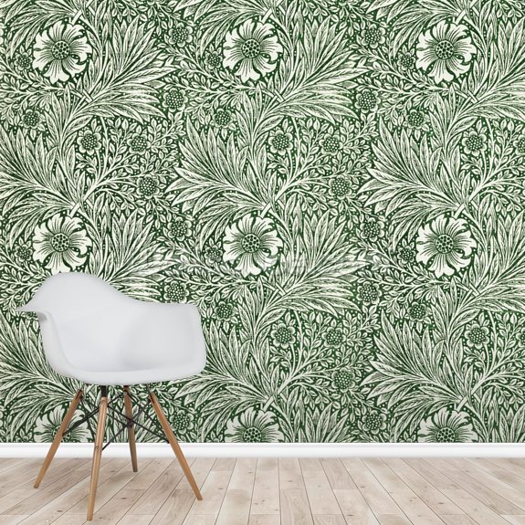 Marigold Pattern Wall Mural | Wallsauce UK